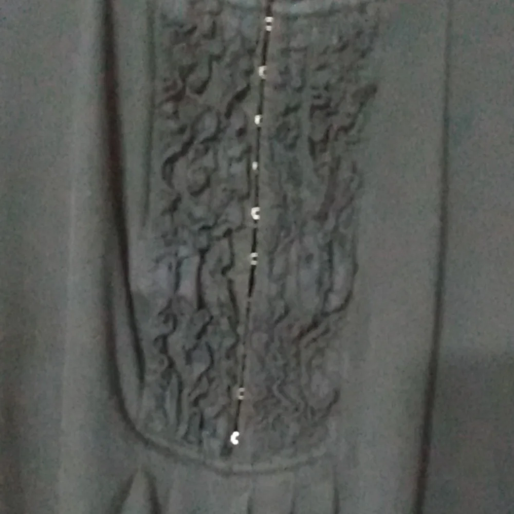 Liz Lange Maternity Shirt Sz L Black - Picture 2 of 4